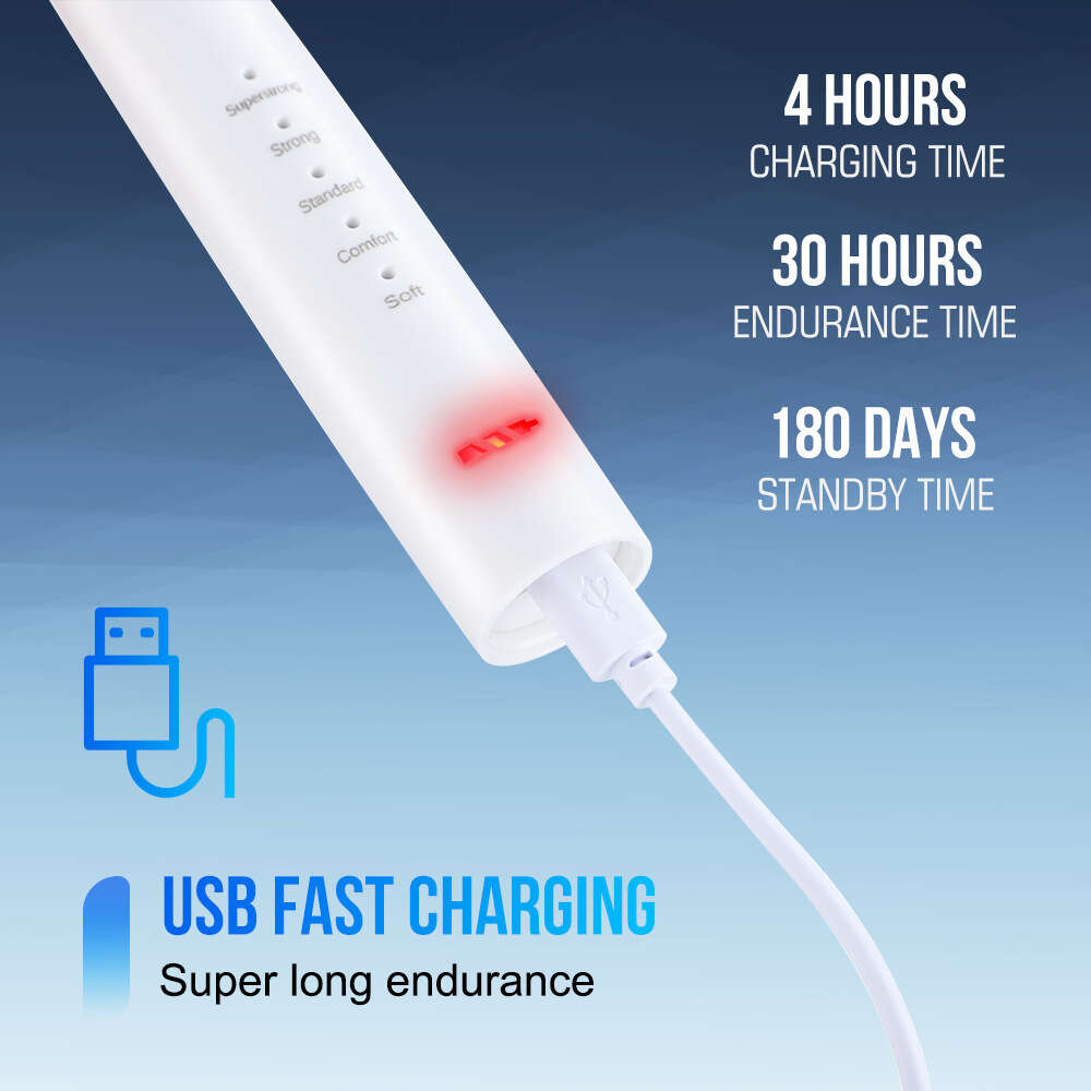 Electric Toothbrush Set Six Functions for Total Oral Care Efficient Tartar Removal with Scaling Teeth Feature F618-27