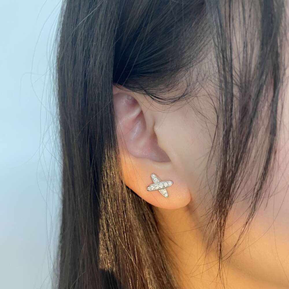 ear studs 0.3ct Moissanite Diamond stud earrings for women wedding jewelry high quality version bling sterling sier earring