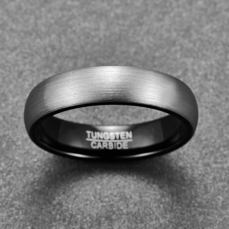 Nuncad 6mm 4mm Tungsten Carbide Rings for Men Women Brushed Finish Couple Wedding Band Sets Comfort Fit Size 7-14 240618