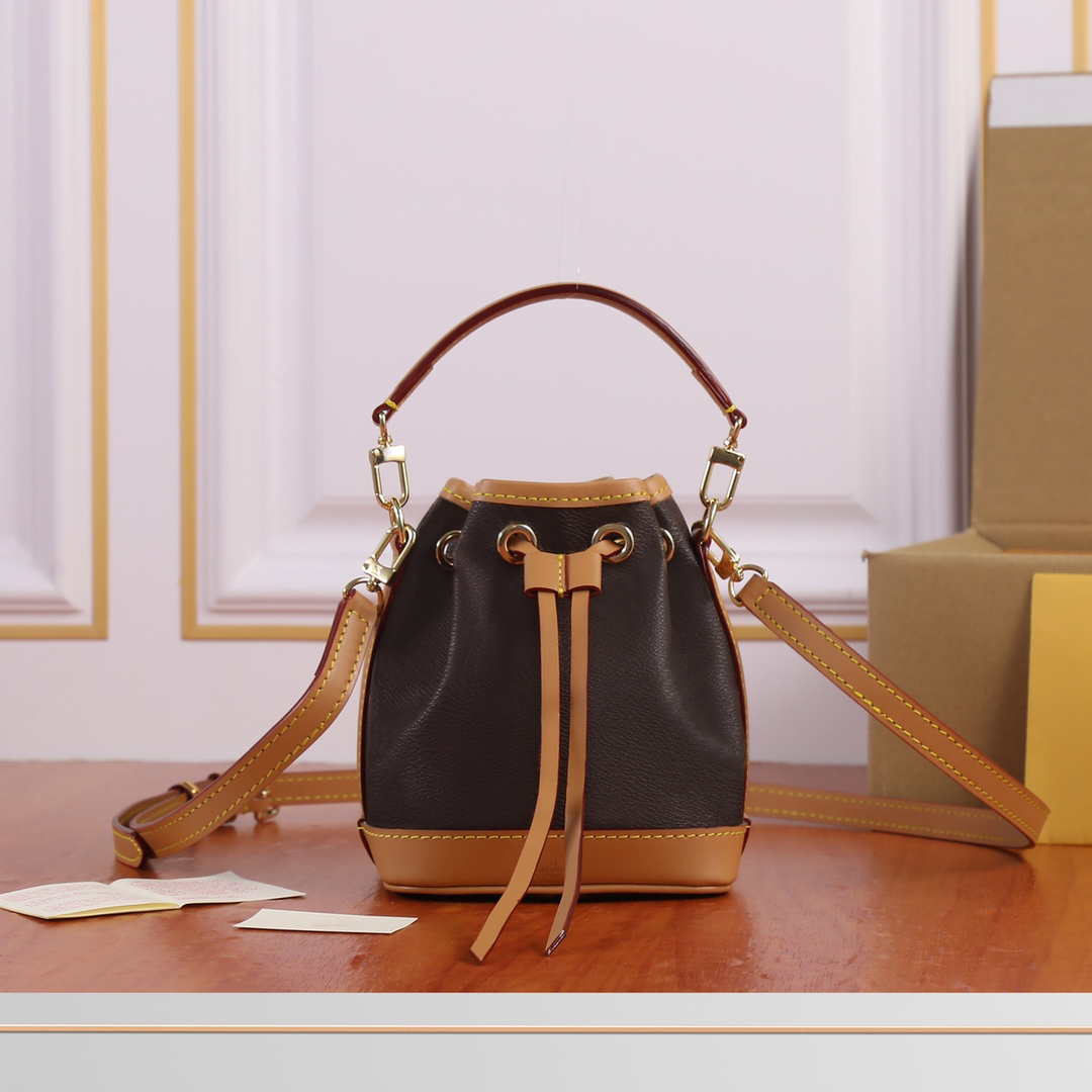 designer Drawstring Orignal real leather Bucket Bags fashion women shoulder bag Tote designer handbags presbyopic shopping bag purse luxury messenger bag PRPU