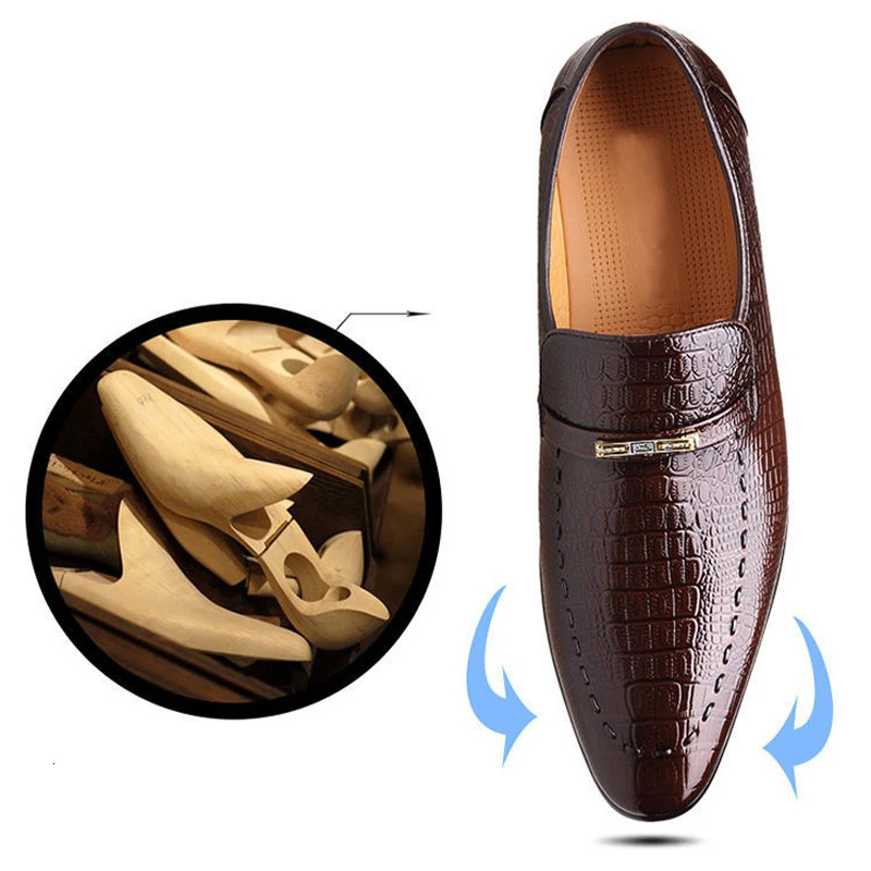 Men Winter Boots Casual Leather Formal All-match Breathable Low-top Sneakers Black British Style Business Summer The Listing 240618