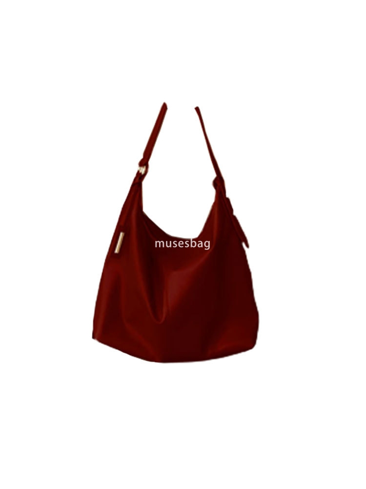 High quality women's designer red bridal bag classic retro multifunctional large capacity tote bag high-end feeling westernized shoulder bag wedd
