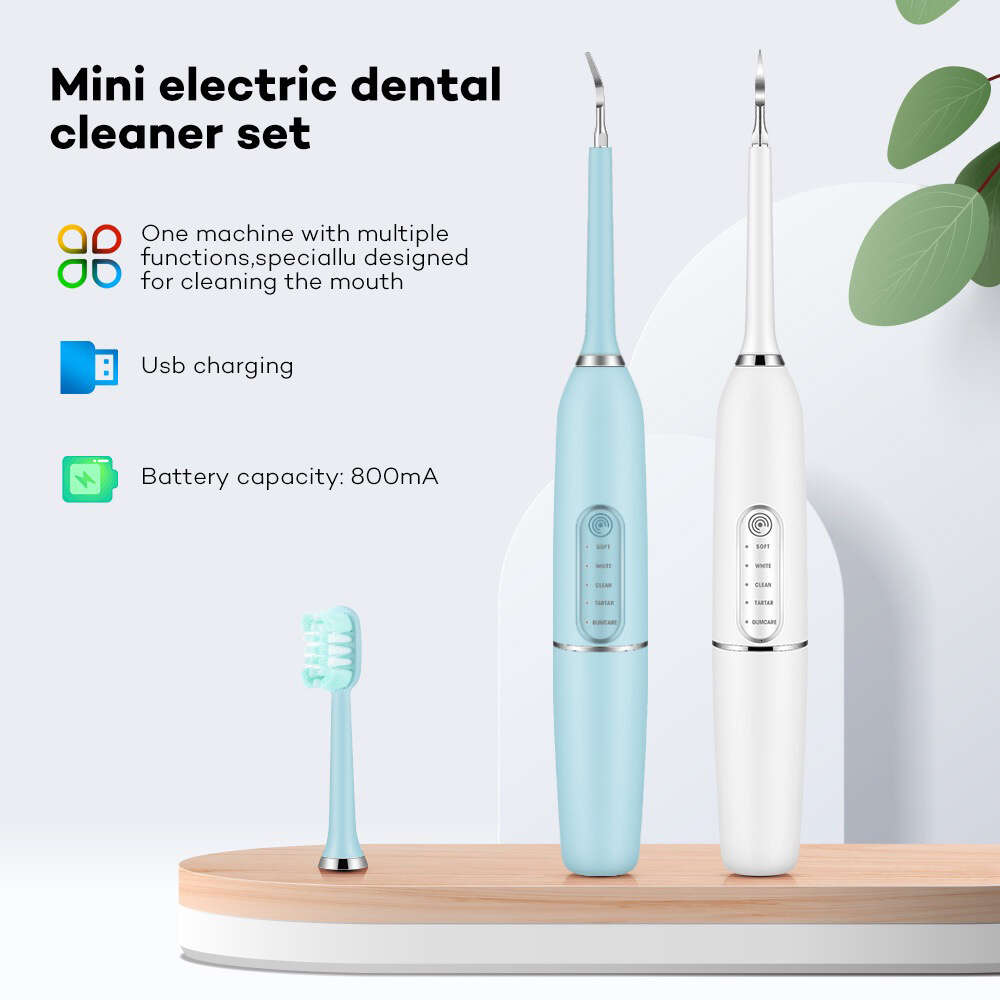 Electric Toothbrush 5 Gear Modes Wireless Plaque Organic Whitening Kit Calculus Scaler Dental Mirror for Teeth F618-30