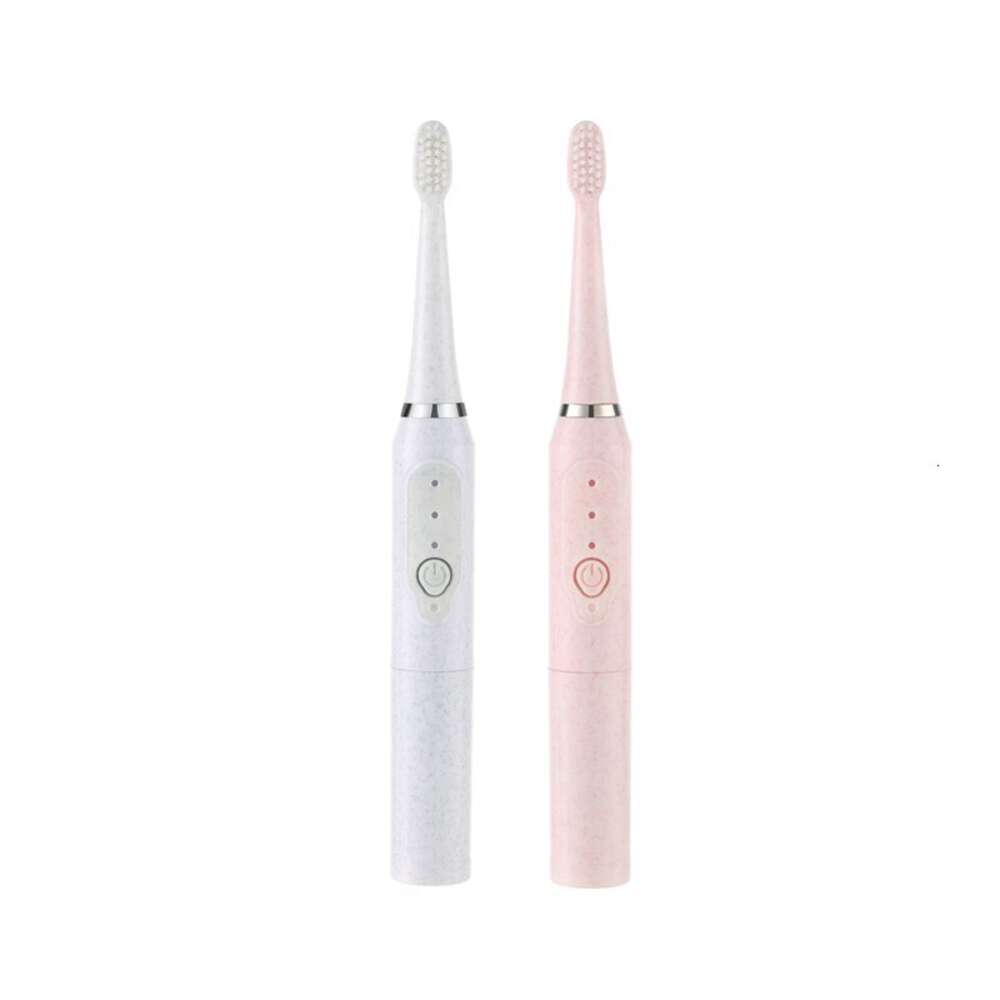 Cross-Border Jianpai Sonic Electric Toothbrush for Men and Women Adult Non-Rechargeable Soft Fur Full-Automatic Waterproof Coupl F618-15