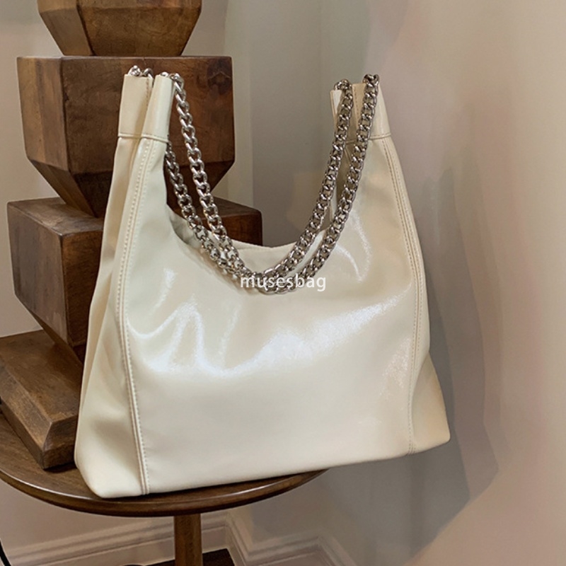 Designer Women's High Quality Retro Multi functional Soft Large Capacity Tote Bag Trendy and Advanced Single Shoulder Large Bag Underarm Bag Chai