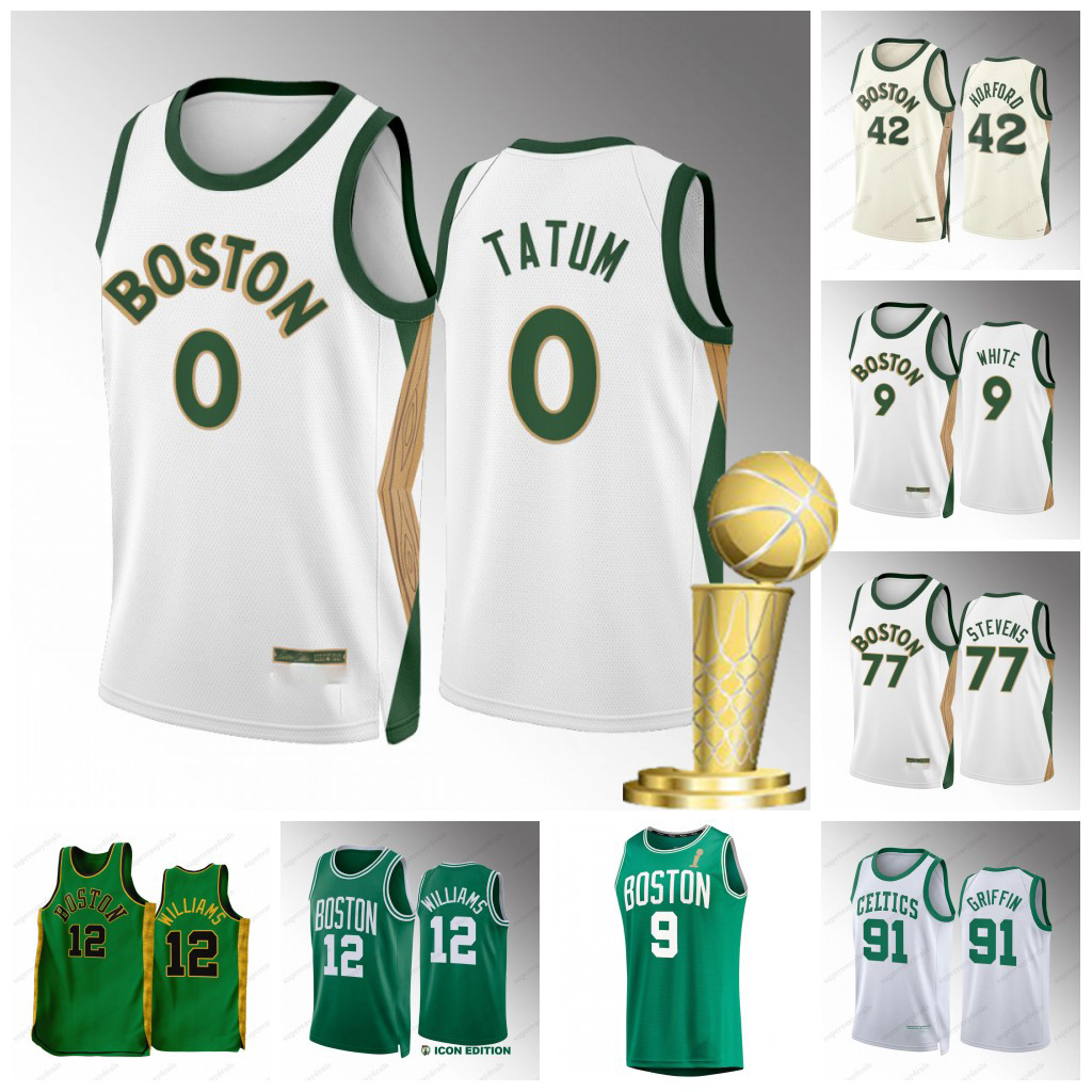 0 Tatum 2024-25 Celtices Basketball Jerseys Jaylen 7 Brown Kristaps 8 Porzingis Jrue 4 Holiday Al 42 Horford Payton 11 Pritchard Derrick 13 White 30 Hauser custom