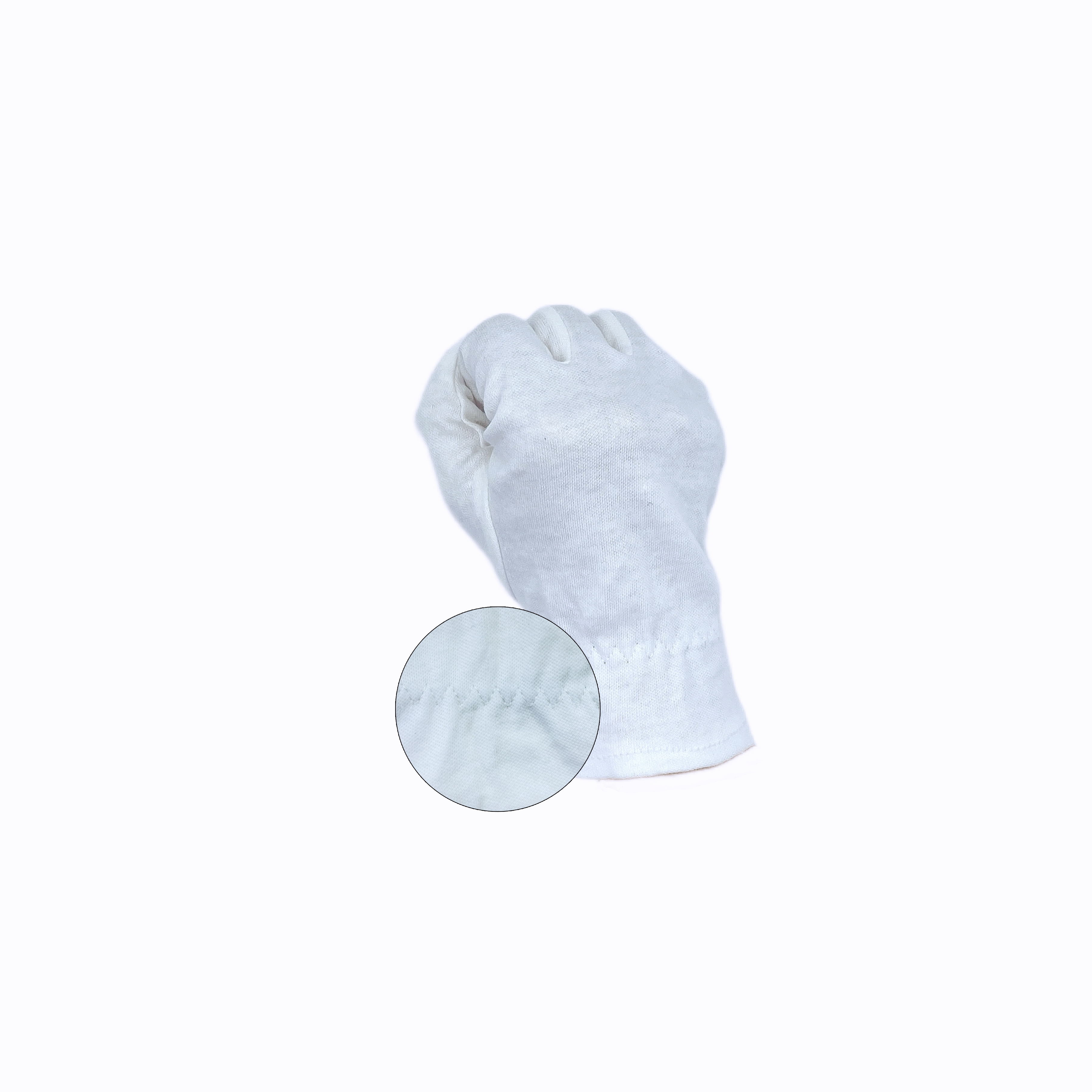 Pure cotton gloves white etiquette gloves wrist elastic thread protective gloves
