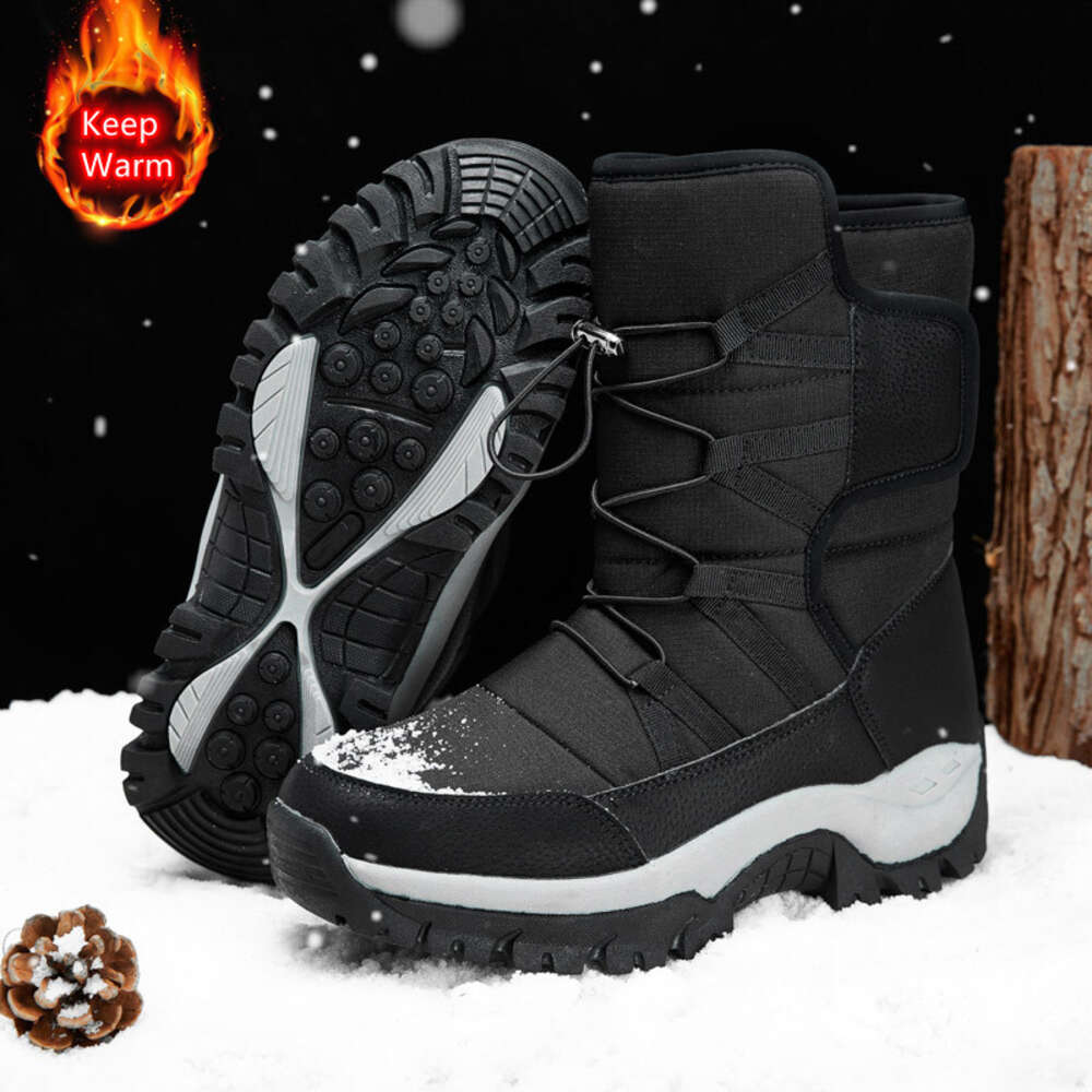 Fur Warm Plush Snow New Winter Men Ankle High Quality Casual Motorcycle Boot Waterproof S Boots Big Size Ddmysaturn