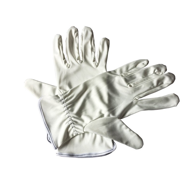 Single rib microfiber gloves, customizable