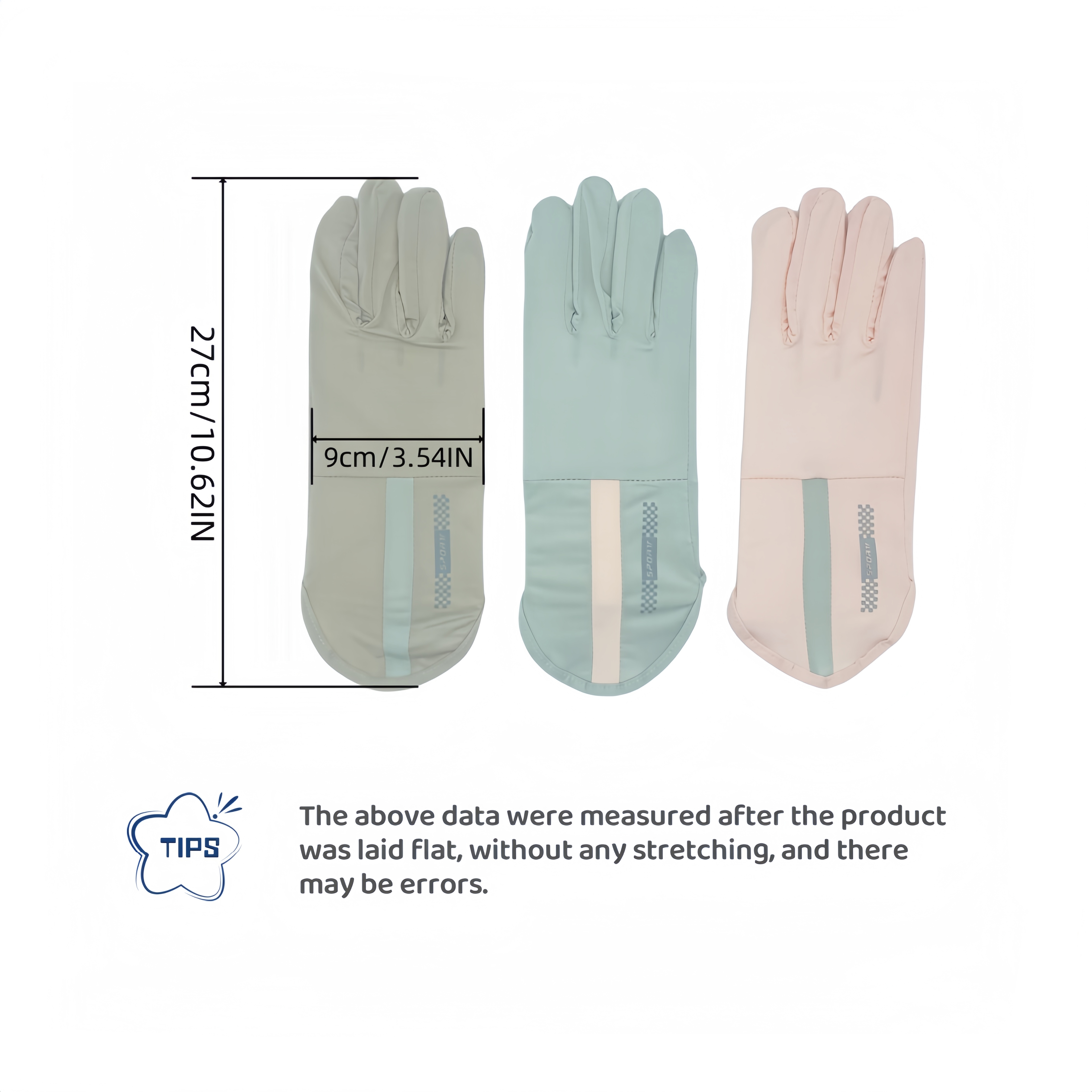 Mid length sun protection sleeves, summer ice silk UV resistant gloves