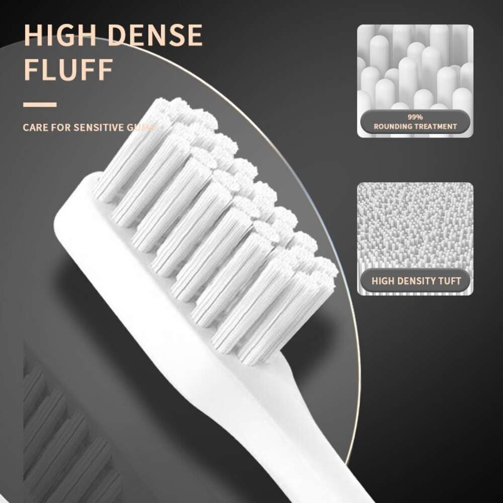 Jianpai Black White Classic Toothbrush Adult 5-gear Mode USB Charging IPX7 Waterproof Acoustic Electric F618-25