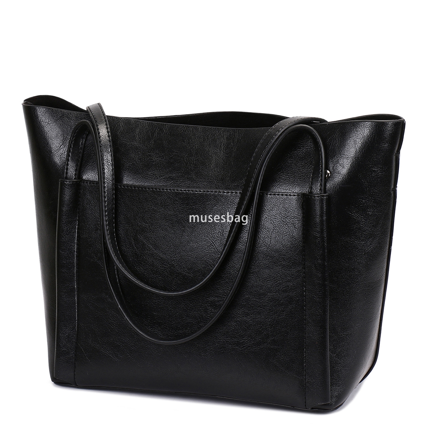 High quality women designer classic retro multifunctional bag European and American fashion large capacity oil wax leather single shoulder crossbody b