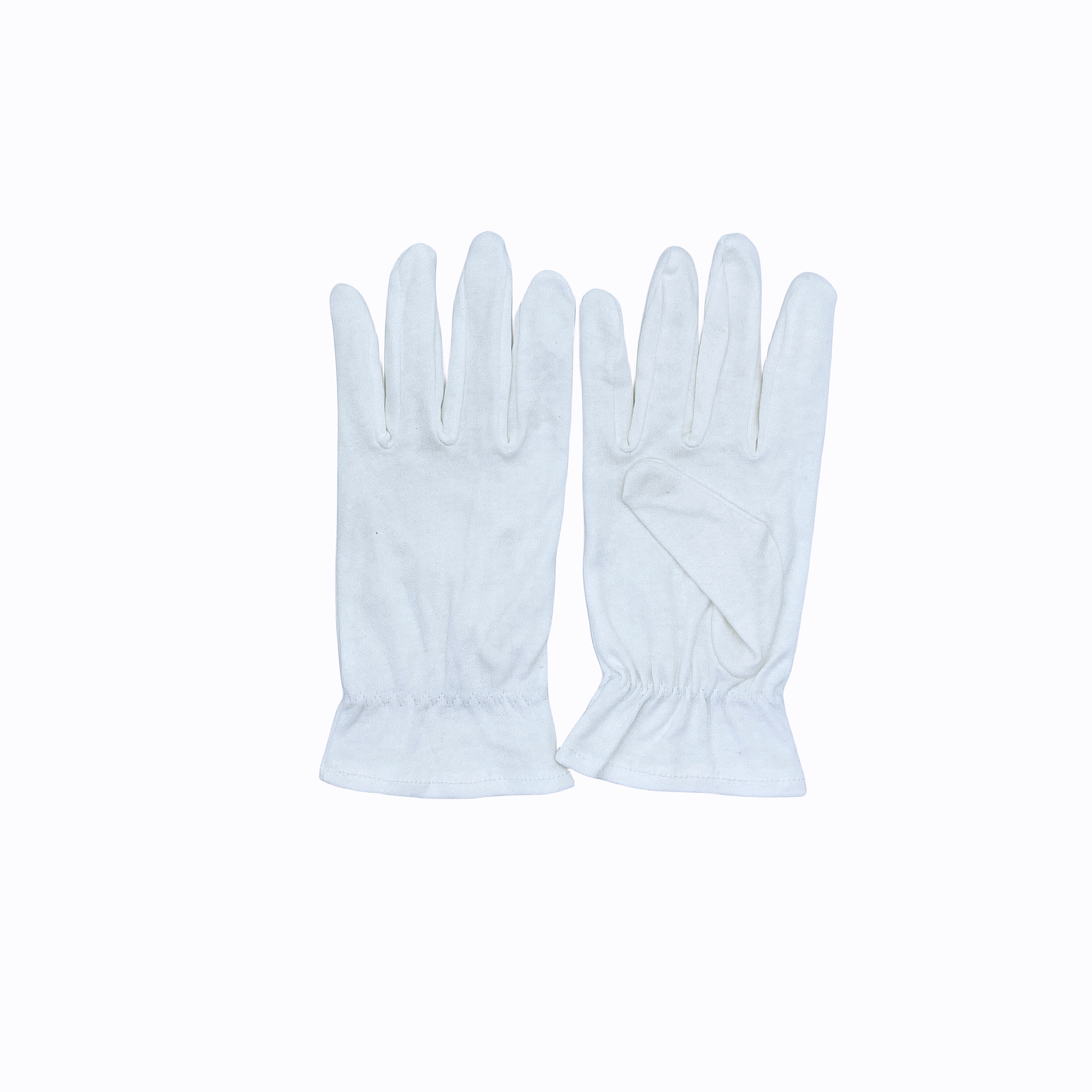 Pure cotton gloves white etiquette gloves wrist elastic thread protective gloves