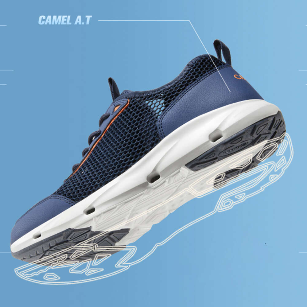 GOLDEN CAMEL Mesh Men's Breathable Male Sneakers Outdoor Non-slip Wear-resistant Sports Running Walking Shoes for Men