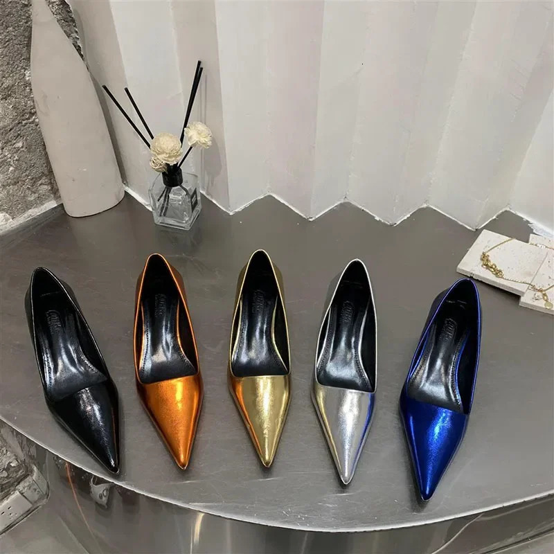 Spring Pointed Toe Women High Heel Shoes Fashion Shallow Slip On Ladies Elgant Paryt Dress Pumps 240619