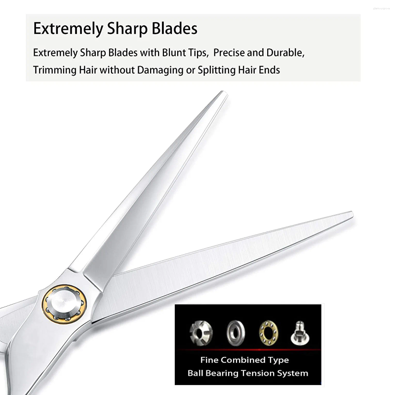 FnLune 6.0 VG-10 Professional Hair Salon Scissors Cut Barber Tools Haircut Thinning Shear Hairdressing Swiss Bearing