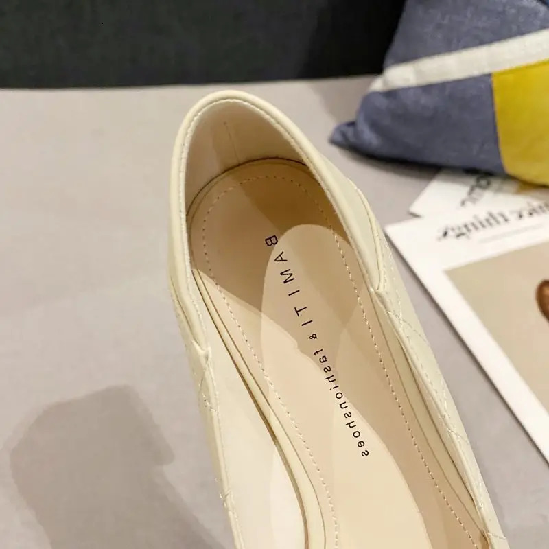 Color matching shoes womens thick high heels spring clown elegant floral soft leather flat shoes regular shoes 240713