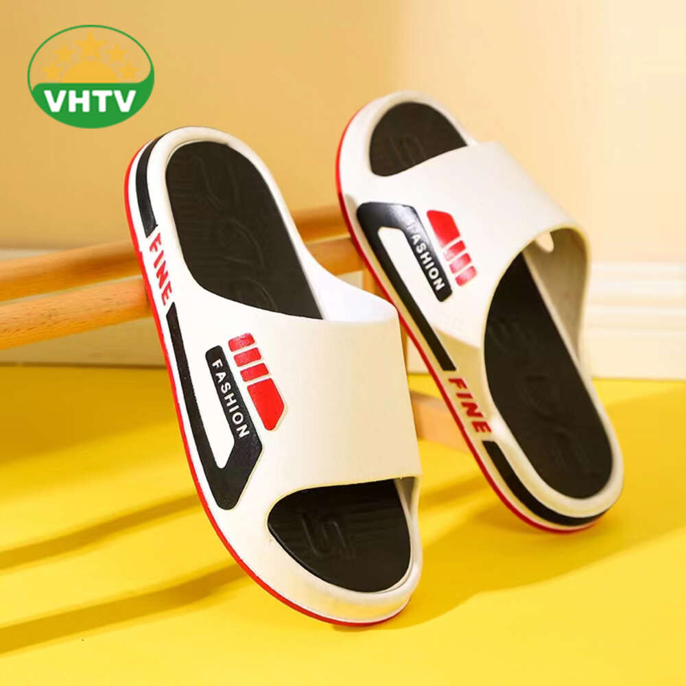 Men's Rubber Slippers Fluffy Platform Style with Plush Insole Beach and Casual Use for Spring Season