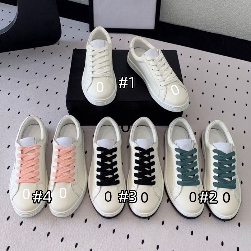 New Fashion luxury Shoes Metal logo flat sneakers designer shoe women summer wear