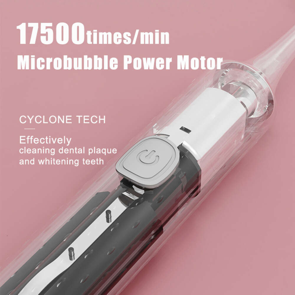 Soft Bristle Electric DuPont Brush Head IPX7 Waterproof Battery Powered Portable Adult Sonic Toothbrush F618-10