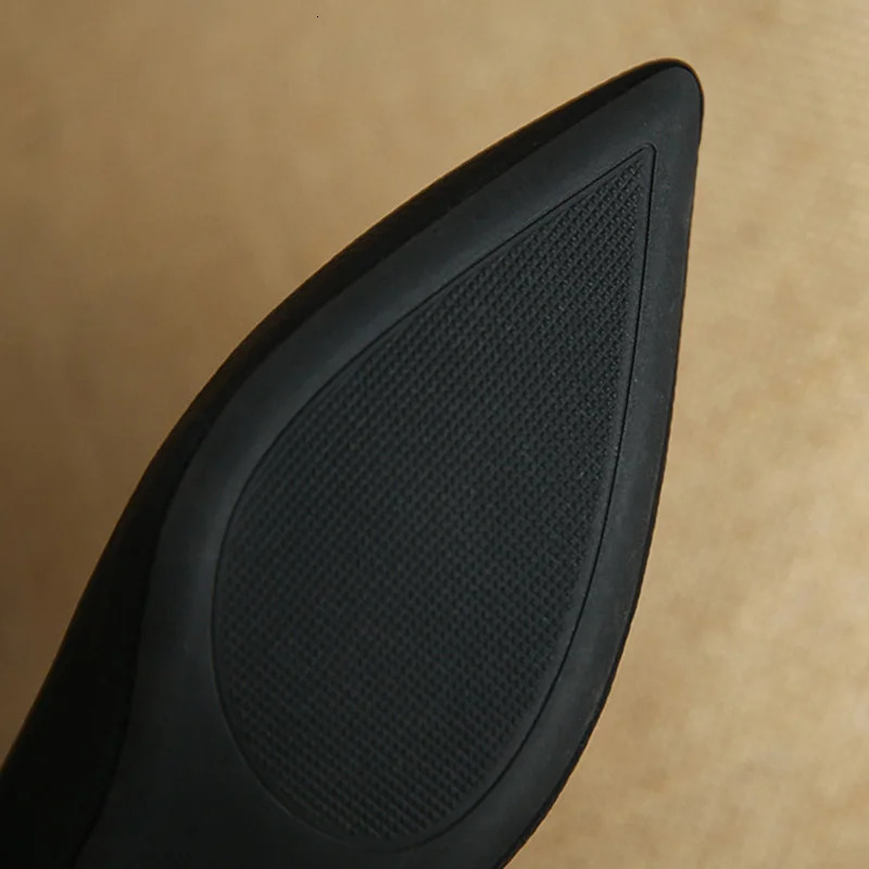 Leather Toe Woman Elegant Pointed Fashion 5cm High Heel Four Seasons Versatile Female Mary Jane Shoes Comfortable Loafers