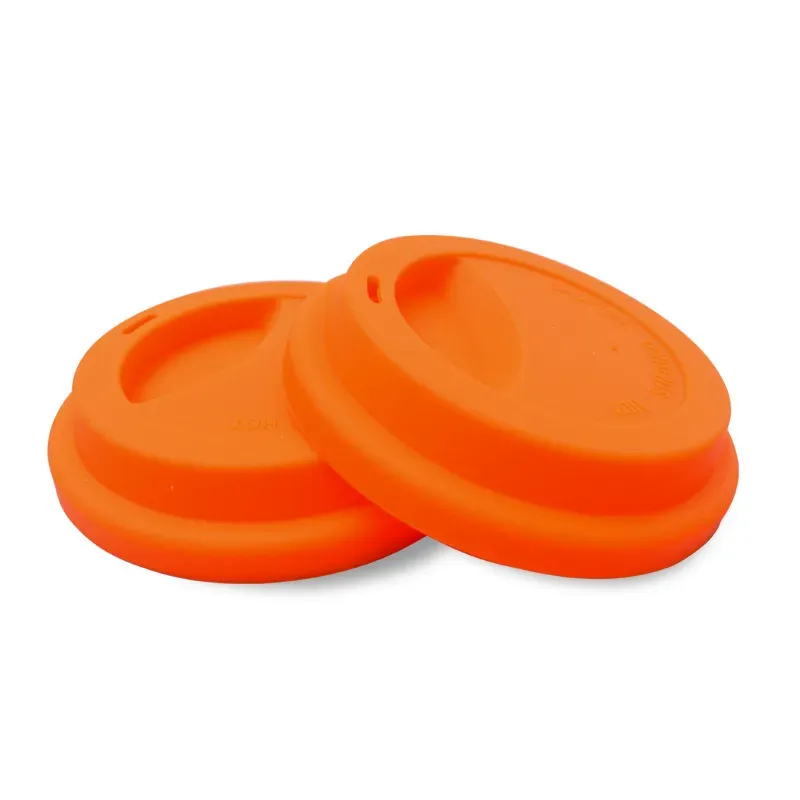 Silicone Cup Lids 9cm Anti Dust Spill Proof Food Grade Coffee Mug Milk Tea Cups Cover Seal Lids HJ6.18