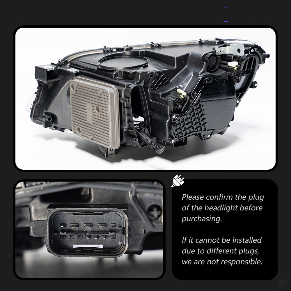 For BMW F02 2009-2014 740i 730i 735i F01 Front Lights LED DRL Dynamic Turn Signal Headlamps Lens Auto Assembly