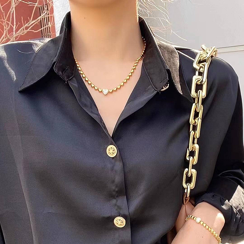 2024 Sparkg Peach Heart Wedding Bracelet: Real Moissanite & Gold, Women's Jewelry