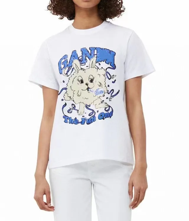 Womens T-Shirt Designer Letter Relaxed Mti Flower Printed Round Neck Top Shorts Yoga Suit O-Neck Sleeve Lady Tees Luxurys Casual Cloth Otq64