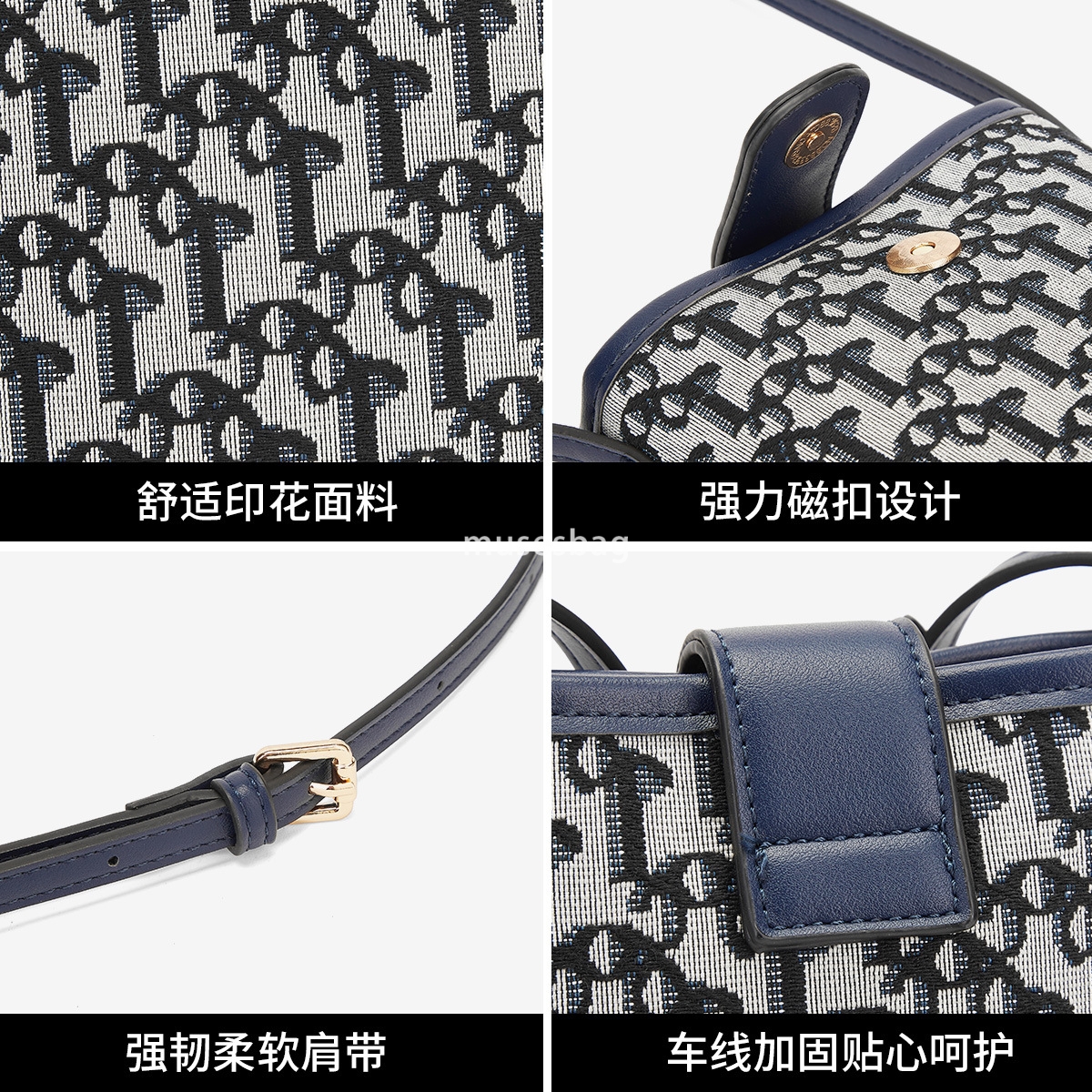 European and American retro daily outfit crossbody bag women new popular fashion versatile shoulder bag small capacity mini phone bag