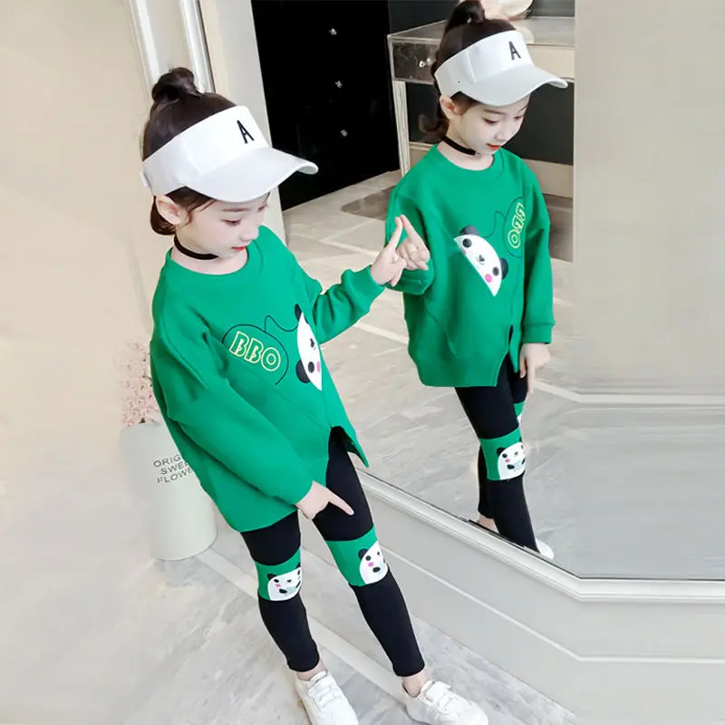 Girls Spring and Autumn Suits 2024 Style Fashion Sets Baby Girl Clothes Childrens Clothing 11 10 9 8 7 6 5 3 2 12 Years Old 240618