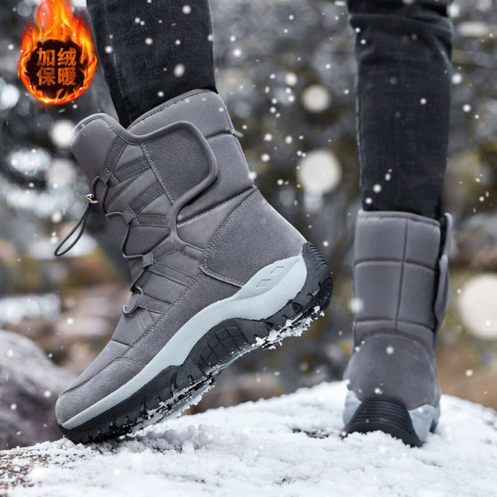 Fur Warm Plush Snow New Winter Men Ankle High Quality Casual Motorcycle Boot Waterproof S Boots Big Size Ddmysaturn
