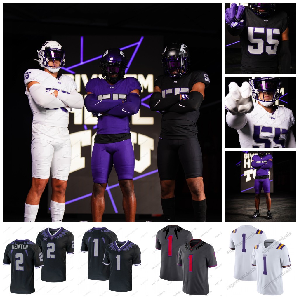 2024 TCU Horned Frogs Jersey Max Duggan Kendre Miller Quentin Johnston Johnny Hodges Bud Clark Tre'vius Hodges-Tomlinson Taye Barber