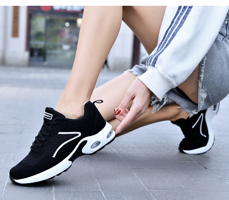 Sneakers Women Spring Casual Women's Shoes Fashion Black Mesh Comfortable Sports Shoes Low Top Fashion Tide Shoes