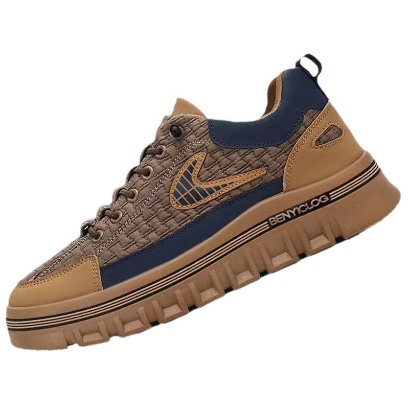 Mens shoes spring casual shoes versatile board shoes trendy sports shoes dad shoes lightweight 02