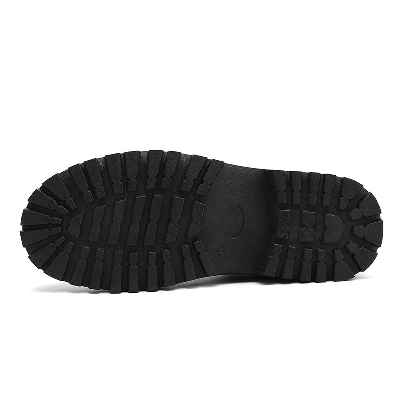 Mens Martin Casual PU Dress Shoes Fashion British Style Black Ankle Male Motorcycle Autumn Boots 240618
