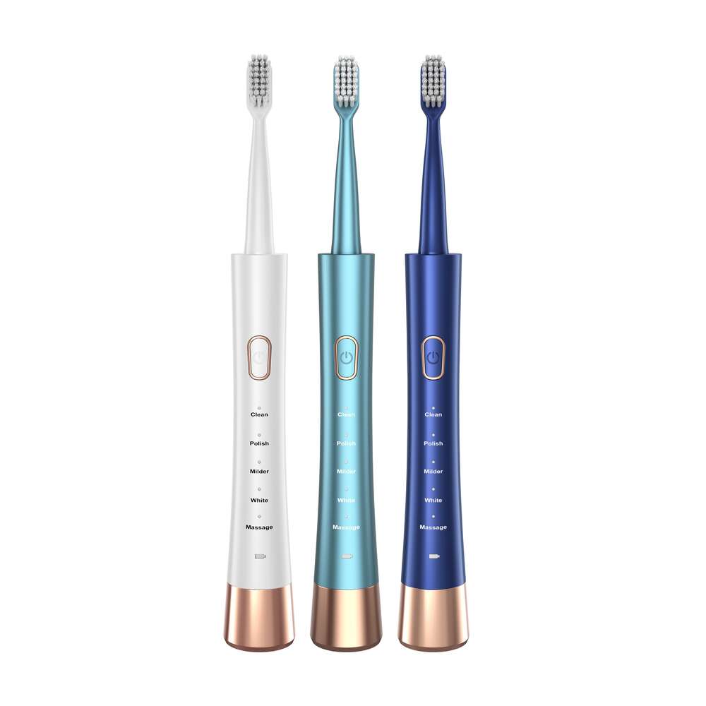 Jianpai Adult Male and Female Hollow Cup Motor Type-c Charging 5-gear Mode Sonic Electric Toothbrush F618-30