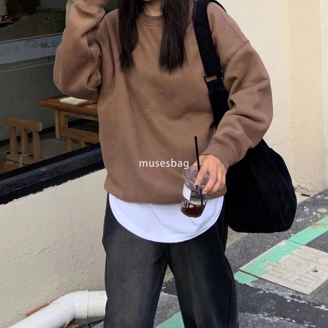 New trendy design Korean version women bag single shoulder crossbody dumpling bag canvas women bag niche design large capacity college student bag