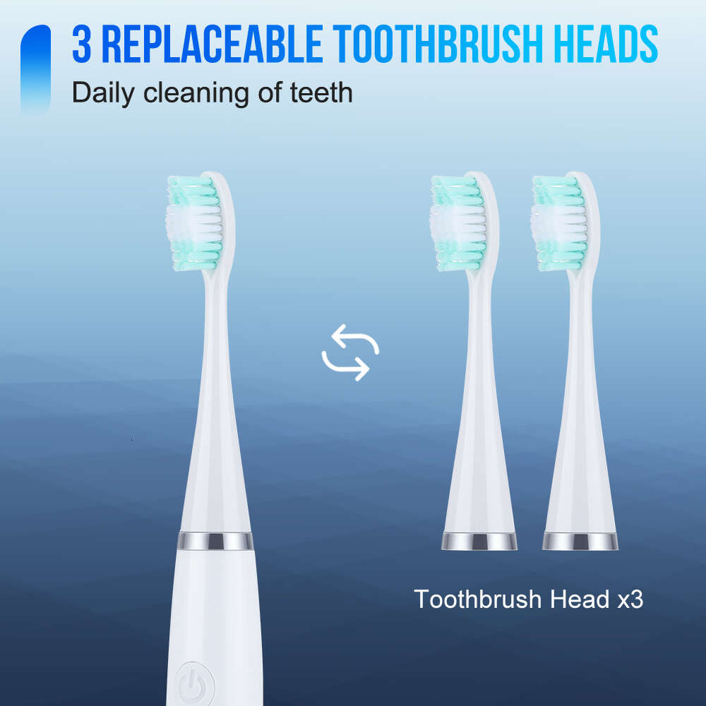 Electric Toothbrush Sonic Dental Teeth Whitening Kit Tooth Whitener Calculus Tartar Remover Tools Cleaner Stain Oral Care F618-30