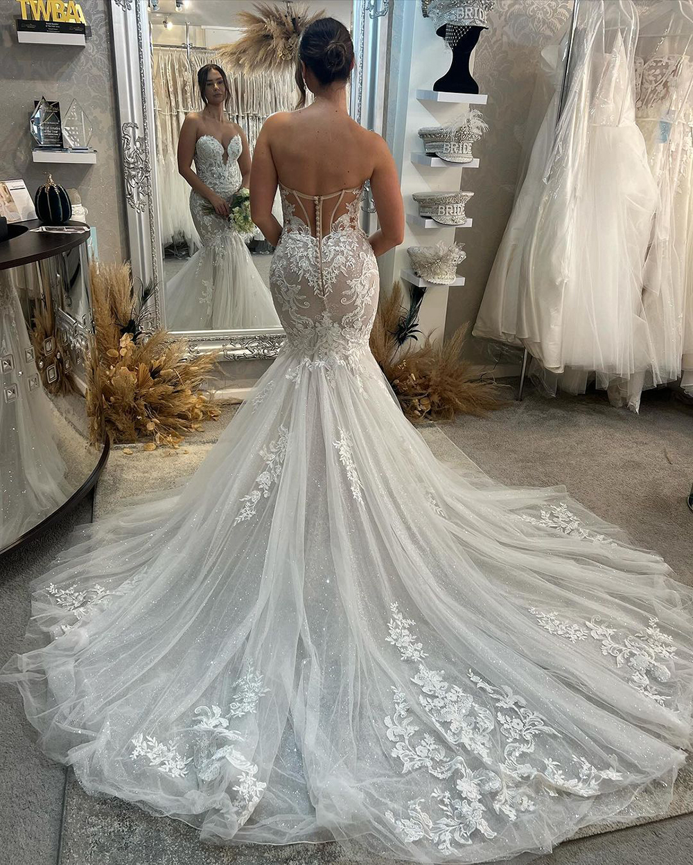 Mermaid Elegant Lace Wedding Dresses Sweetheart Vestidos De Novias 2024 Custom Made Country Bridal Gowns