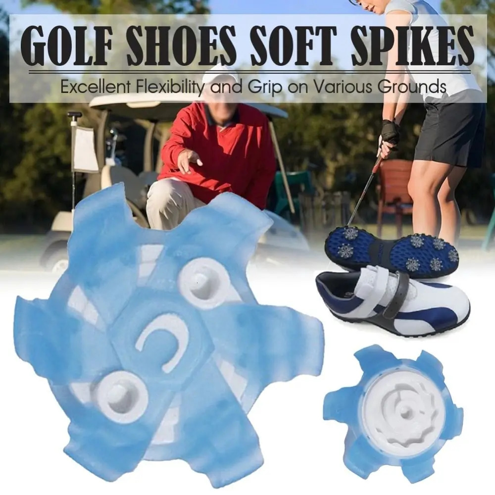 14pcs Golf shoes soft Spikes Pins Durable Cleats Turn Fast Twist Screw Shoe Spikes Accessories Golf Club Golf Training 240618