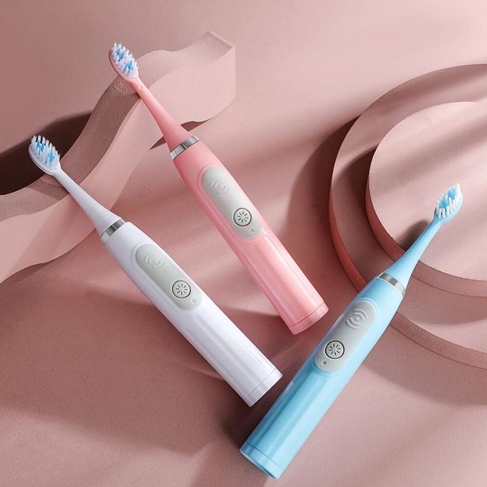 Sonic Toothbrush For Adult Household Ultrasonic Waterproof Automatic Couple Electric Tooth brush With Brush Head F618-11