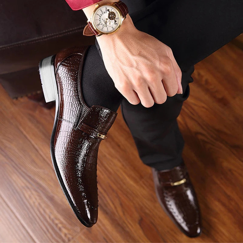 Men Winter Boots Casual Leather Formal All-match Breathable Low-top Sneakers Black British Style Business Summer The Listing 240618