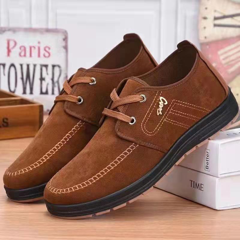 Autumn Casual Ddmysports For Men Low Flat Sneakers Black Coffe Comfortable Outdoor Walking Shoes