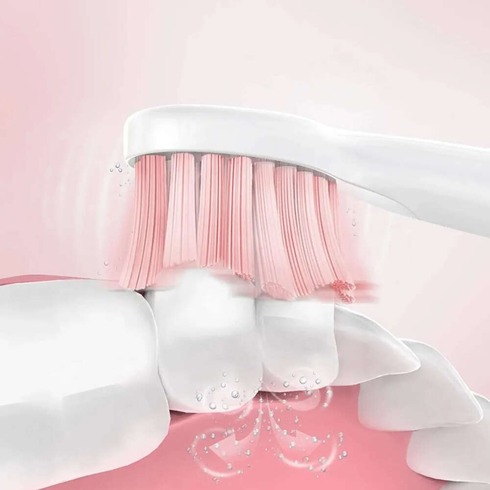 Fairywill Sonic E11 Waterproof USB Charge Rechargeable Electric Toothbrush 8 Brush Replacement Heads Adult F618-75