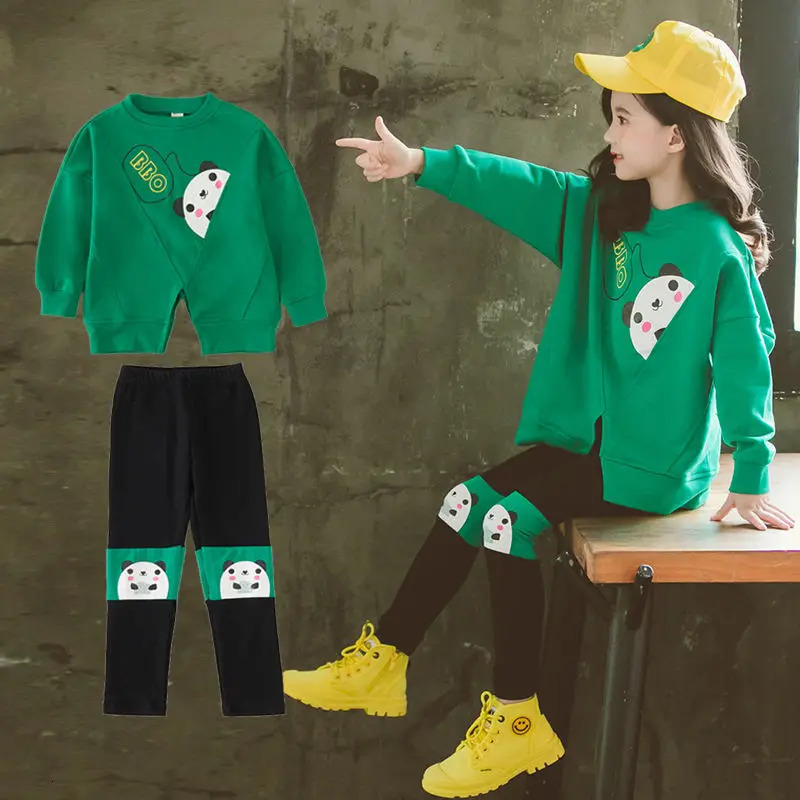 Girls Spring and Autumn Suits 2024 Style Fashion Sets Baby Girl Clothes Childrens Clothing 11 10 9 8 7 6 5 3 2 12 Years Old 240618