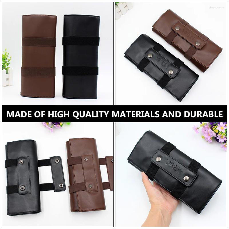 Hair Scissor Holster PU Salon Barber Shear Hairdressing Waist Holder Case Bag For Hairdressers Stylist Black