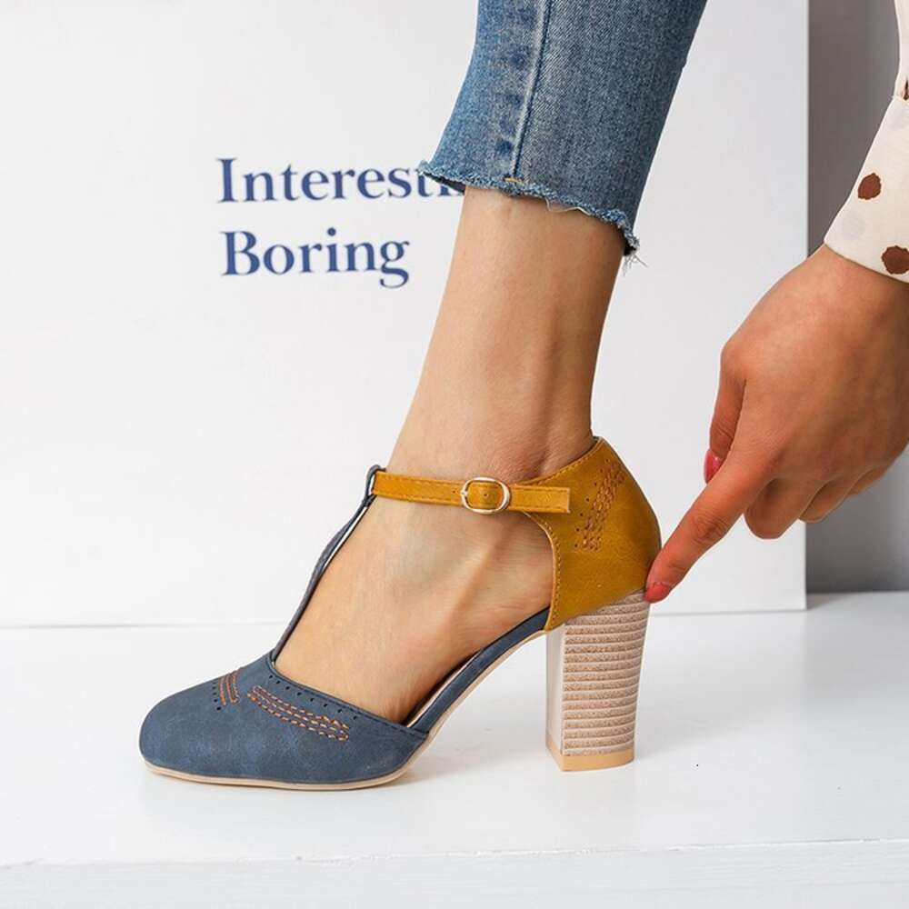 High Women S Heels Fashion Hollow Shoes For Summer Pointed Toe Mix Color Party Plus Size Ladies Pumps New Footwear Ddmysaturn