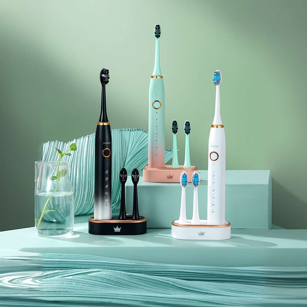 Electric wireless charging waterproof adult automatic ultrasonic toothbrush couple models F618-35