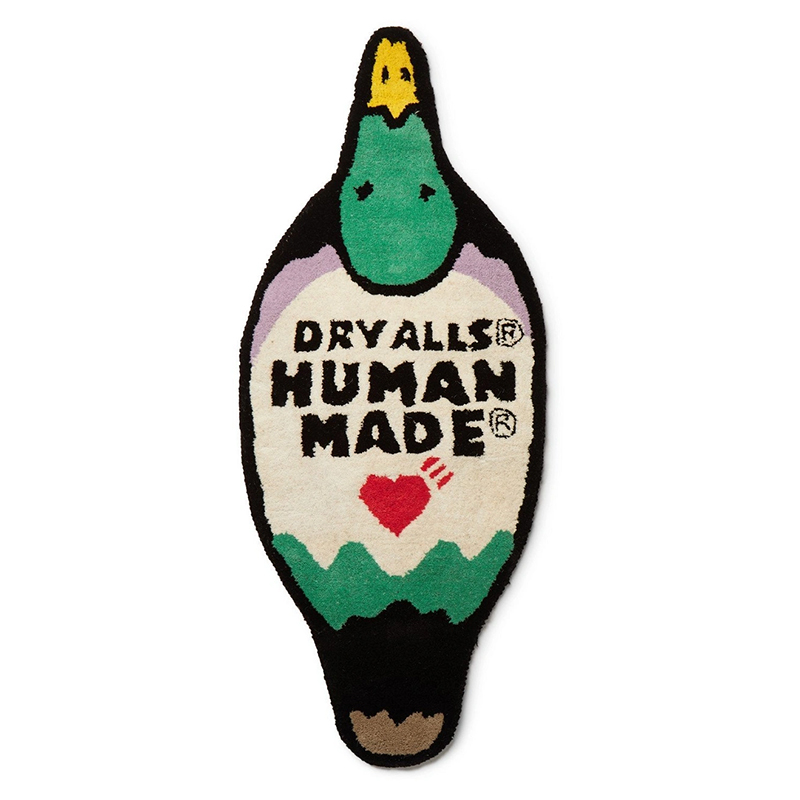 Home Furnishings Art Carpet Human Made Classic Duck Shape Rug Parlor Bedroom Playroom Hypebeast Collection Handtufted Trending Floor Mat Supplier